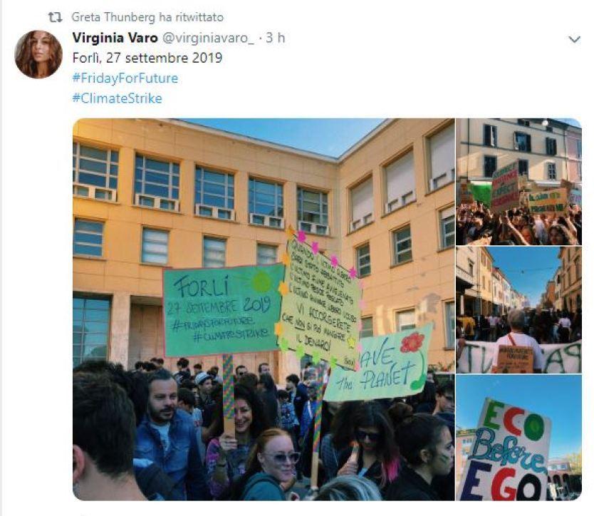 Week for future, l'orgoglio di Greta Thunberg per le 180 piazze italiane
