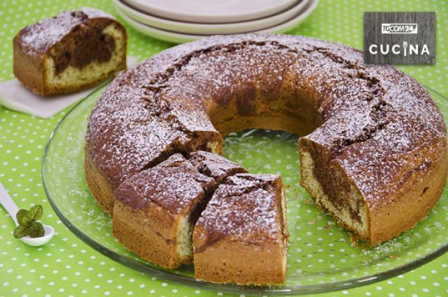 Ciambellone menta e cioccolato