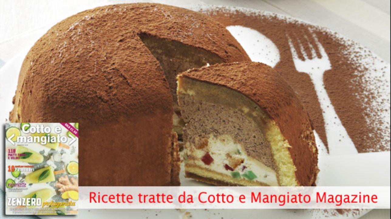 Zuccotto alla panna e caffè