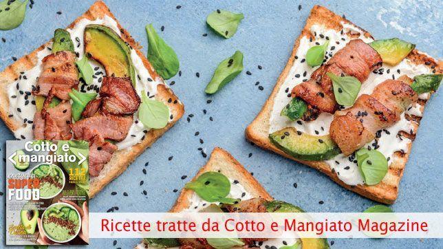 Toast salato con avocado