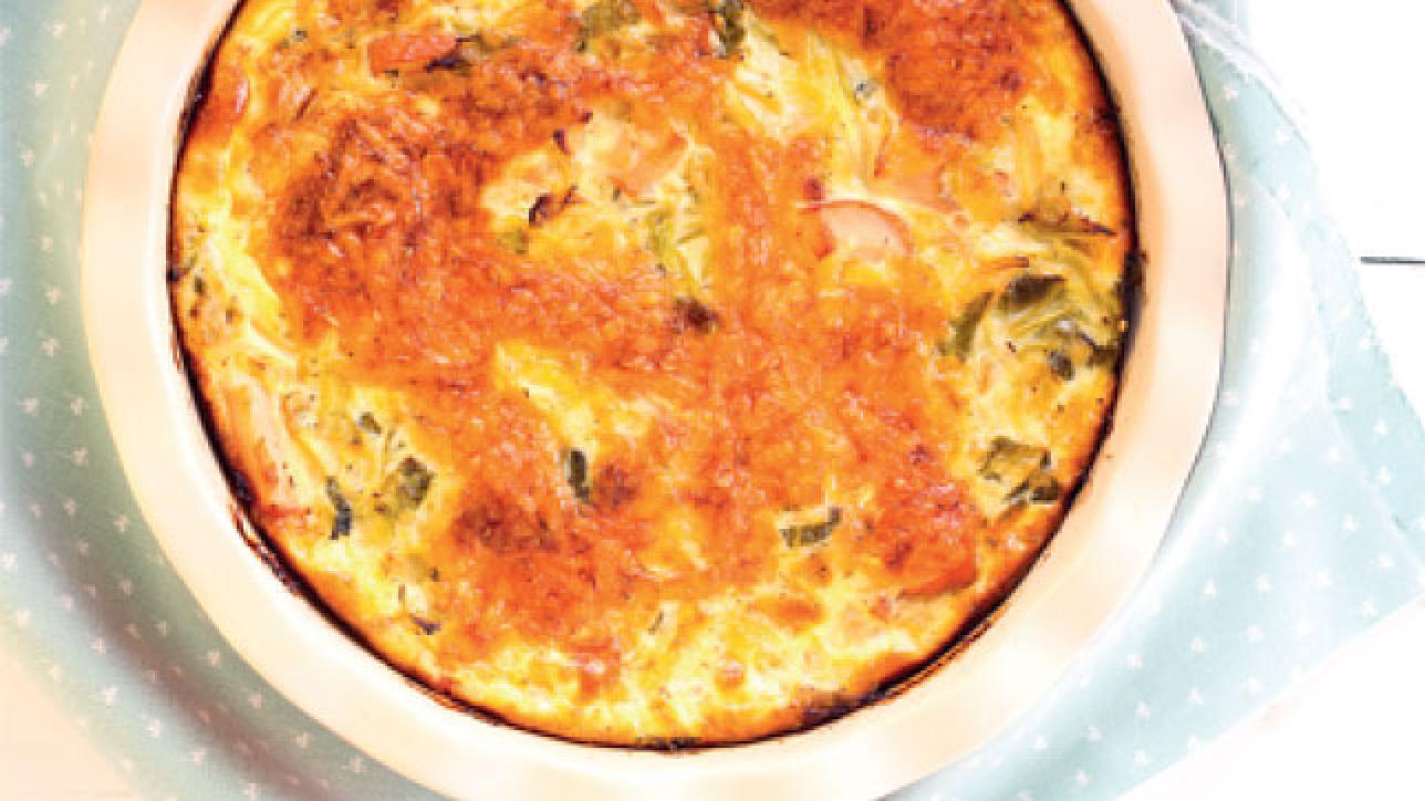 Clafoutis di broccoli alle mandorle