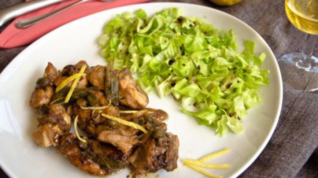 Coniglio salvia e limone