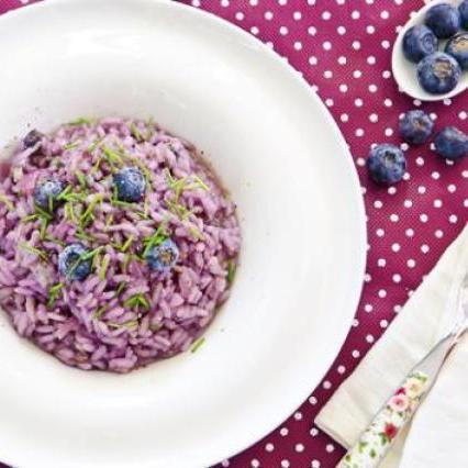 Risotto ai mirtilli