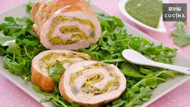 Rotolo freddo di tacchino, perfetto per una calda giornata d'estate