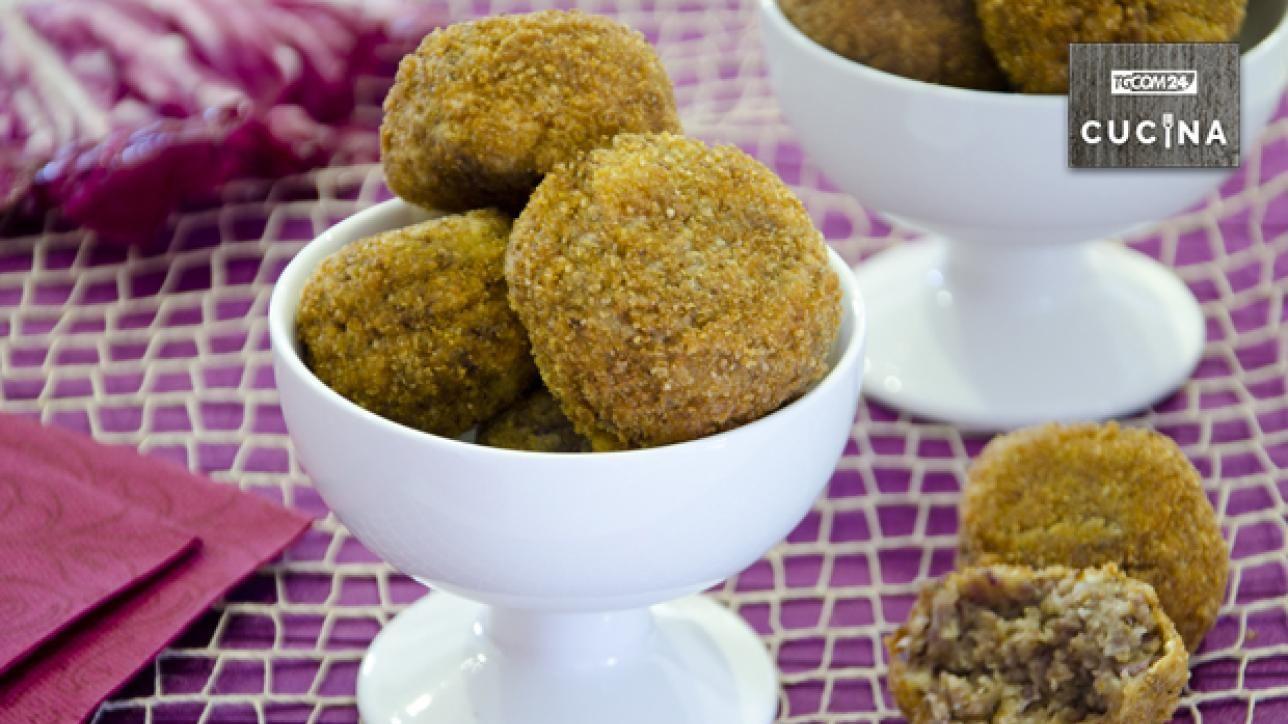 Polpette di radicchio, finger food goloso