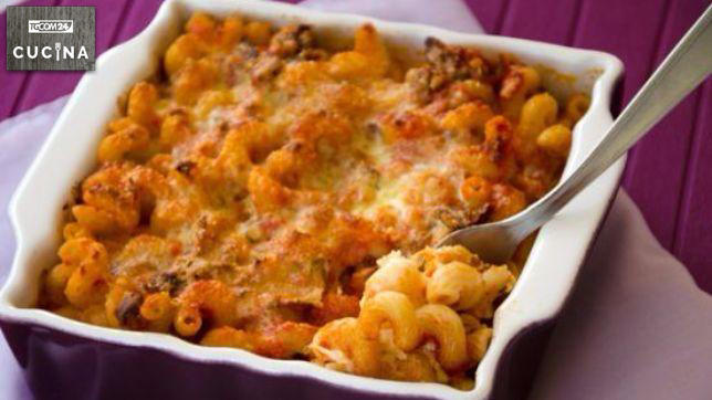 Pasta al forno alla doppia mozzarella
