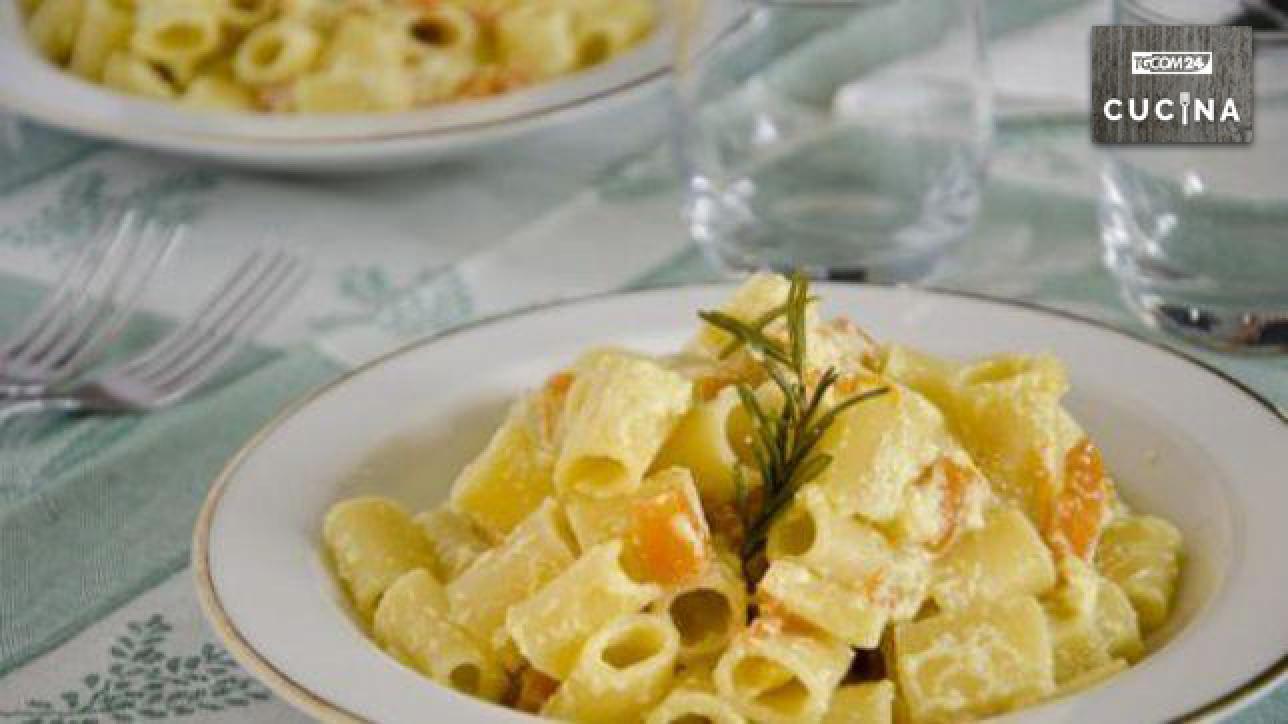 Pasta con ricotta e zucca