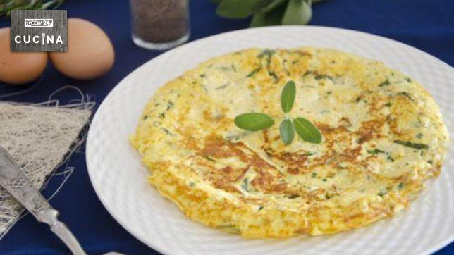 Frittata di ricotta alle erbe