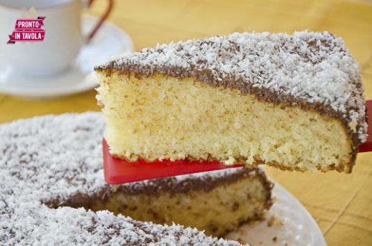 Torta cocco e Nutella senza burro