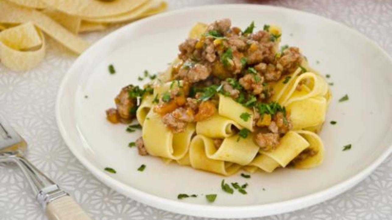 Pappardelle al ragù di coniglio
