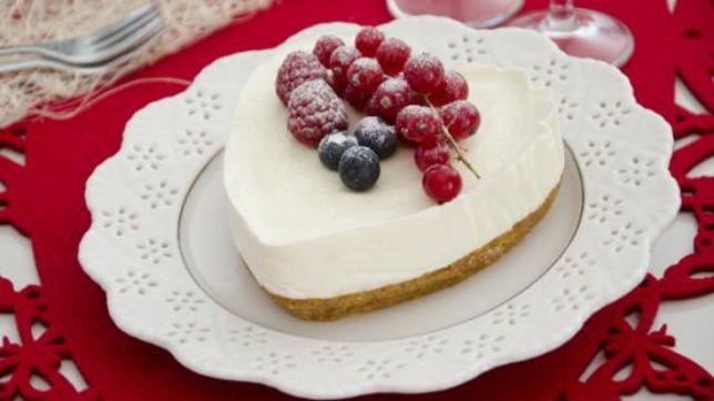 Cuore di cheesecake