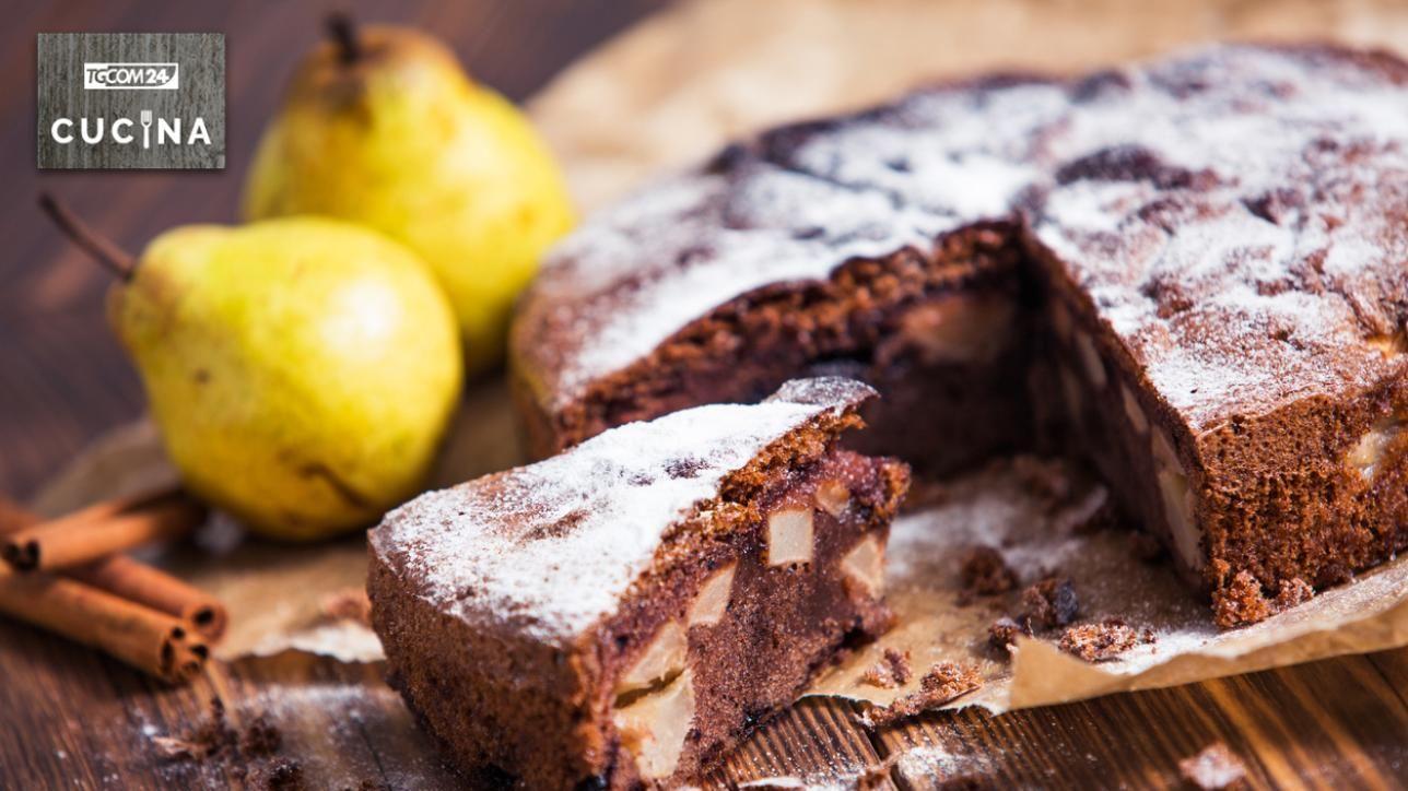 Torta pere e cioccolato