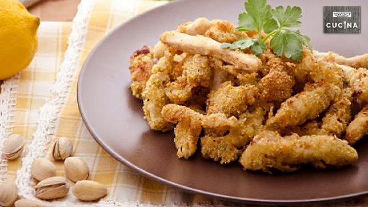 Straccetti di pollo ai pistacchi