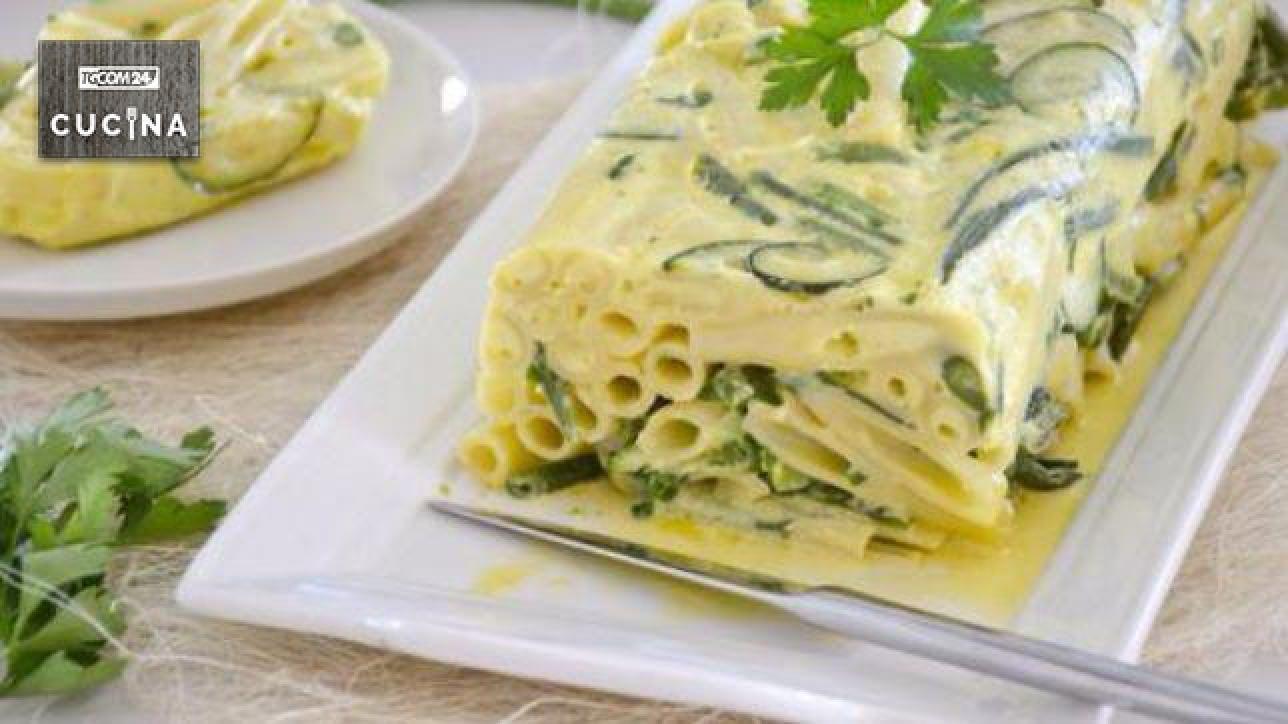 Plumcake di pasta ai fagiolini, gustoso e scenografico