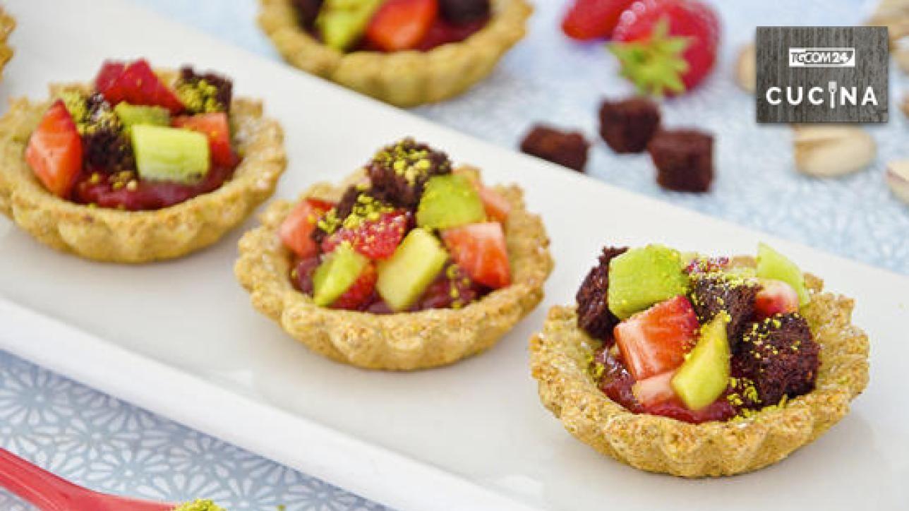 Tartellette al pistacchio: cestini golosi senza burro e senza uova