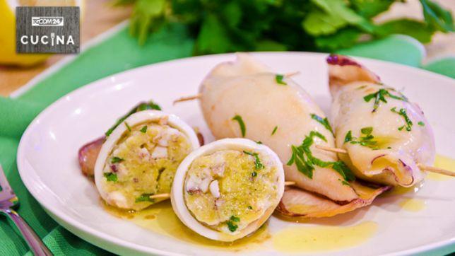 Calamari ripieni di pane