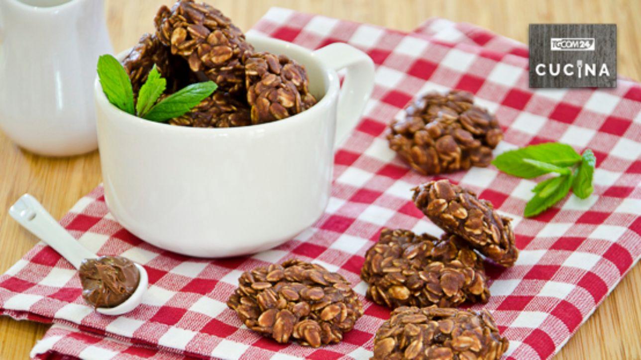 Biscotti alla Nutella e avena
