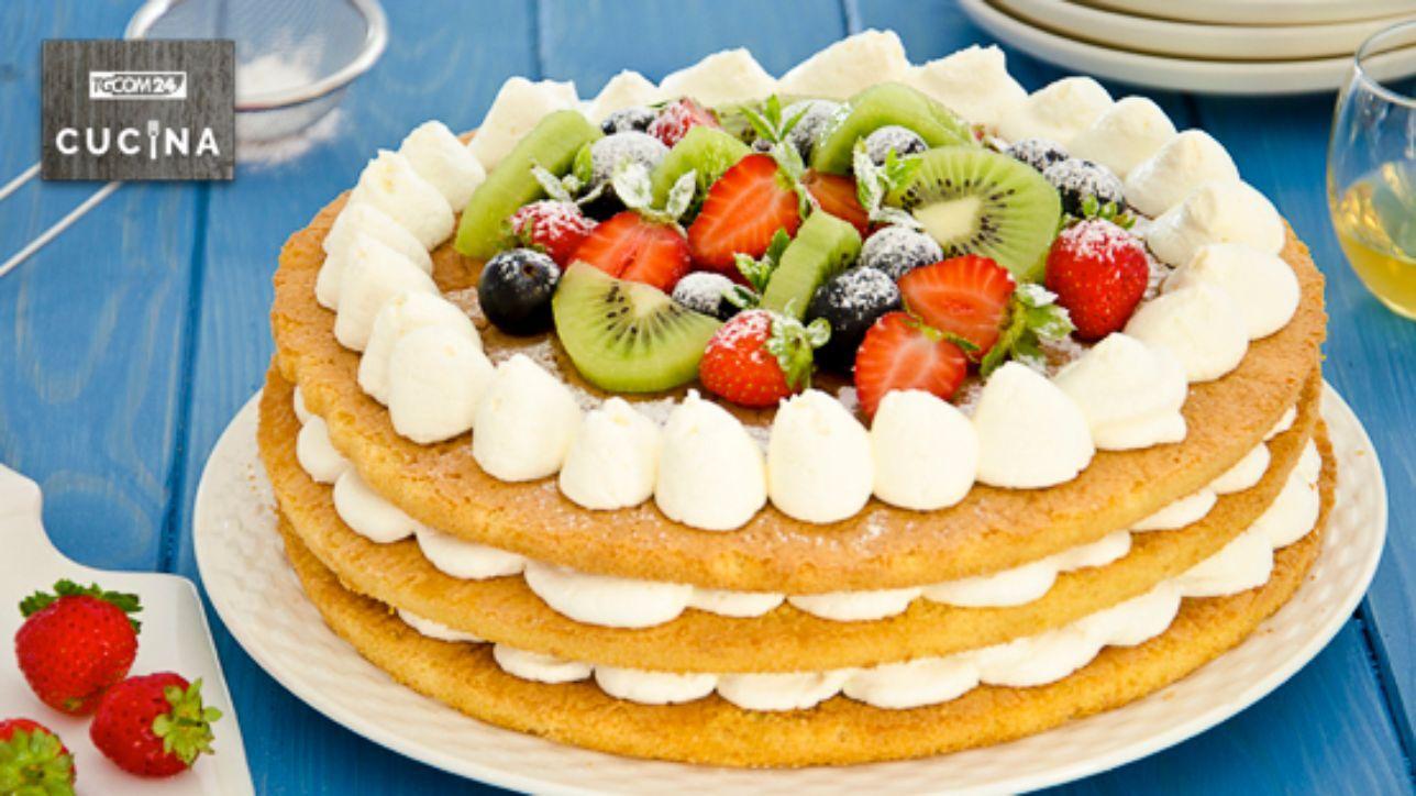 Cheesecake con pan di spagna