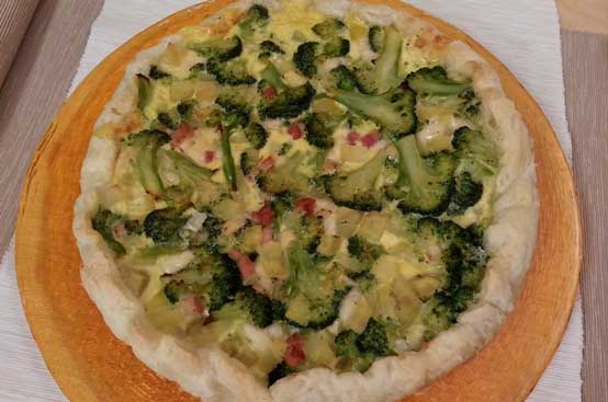 Torta salata broccoli e patate Torta salata broccoli e patate