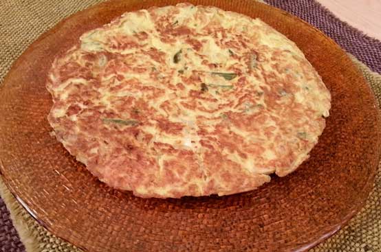 Frittata fagiolini e brie Frittata fagiolini e brie