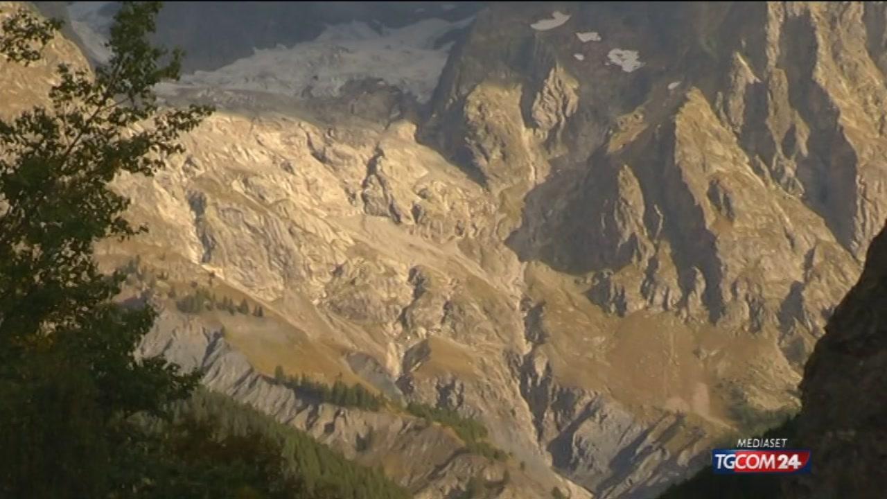 La Valle d'Aosta conferma il movimento del ghiacciaio di Planpincieux